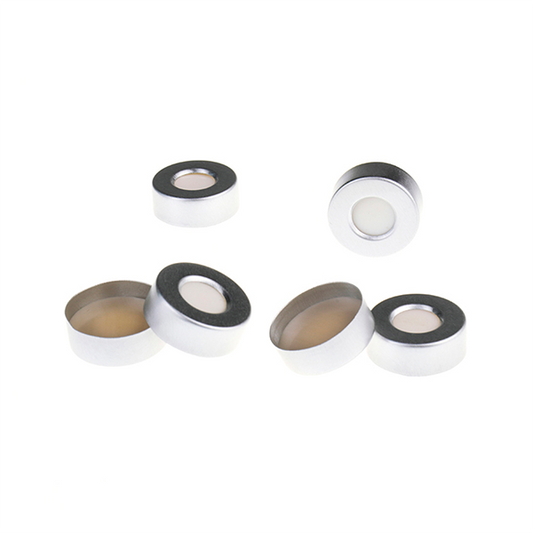 TAPÓN DE ALUMINIO DE 20 MM CON SEPTO PTFE