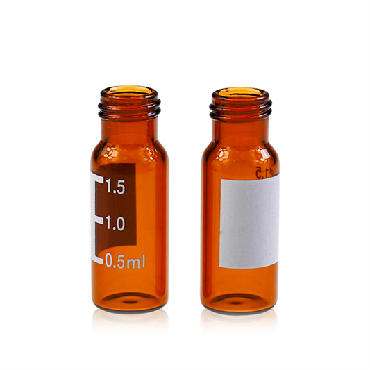 VIAL DE VIDRIO AMBAR 2 ML